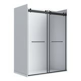Flora 60 Fluted Glass - Black
