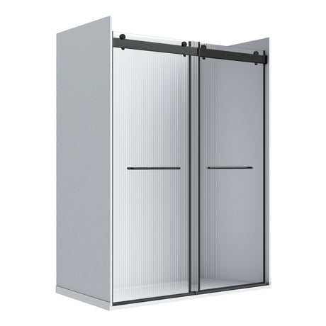 Flora 60 Fluted Glass - Black