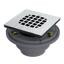 FRZERO FR-PVC Shower Drain with 2" Outlet for use with Tile Bases (SD244)