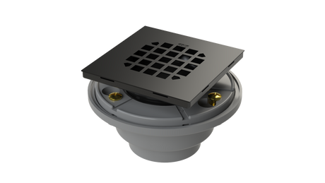 FRZERO FR-PVC Shower Drain with 2" Outlet for use with Tile Bases (SD244)