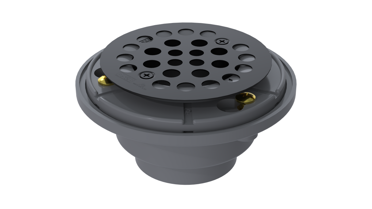 FRZERO FR-PVC Shower Drain with 2" Outlet for use with Tile Bases (SD245)