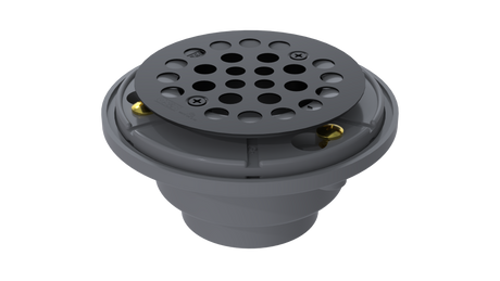 FRZERO FR-PVC Shower Drain with 2" Outlet for use with Tile Bases (SD245)