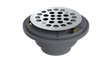 FRZERO FR-PVC Shower Drain with 2" Outlet for use with Tile Bases (SD245-SS)