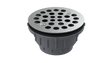 FRZERO FR-PVC Shower Drain with 2" Outlet for use with Molded Bases (SD250)