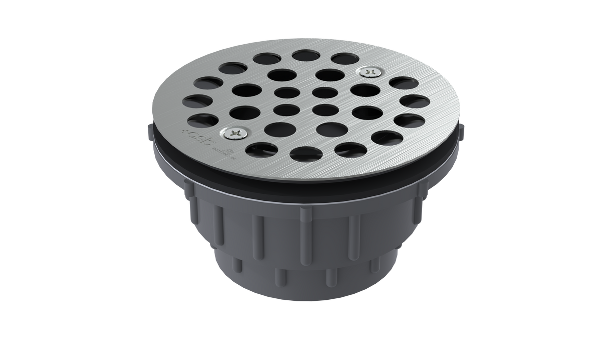 FRZERO FR-PVC Shower Drain with 2" Outlet for use with Molded Bases (SD250)