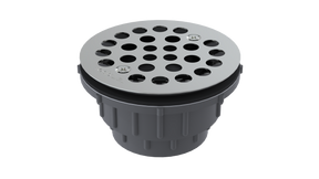 FRZERO FR-PVC Shower Drain with 2" Outlet for use with Molded Bases (SD250-SS)