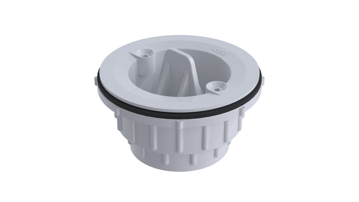 PVC Rough-In Shower Drain with 2" Outlet for use with Molded Bases (SD351T-LT)