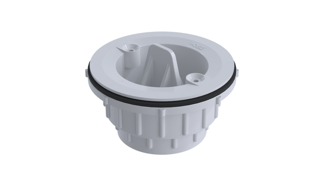 PVC Rough-In Shower Drain with 2" Outlet for use with Molded Bases (SD351T-LT)