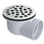 PVC Shower Drain with 2" Outlet for use with Molded Bases (SD352)