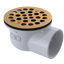 PVC Shower Drain with 2" Outlet for use with Molded Bases (SD352)