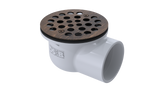 PVC Shower Drain with 2" Outlet for use with Molded Bases (SD352)