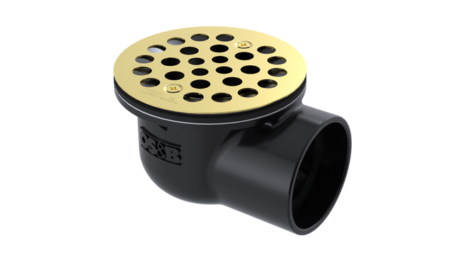 ABS Shower Drain with 2" Outlet for use with Molded Bases (SD353)