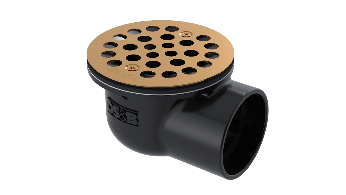 ABS Shower Drain with 2" Outlet for use with Molded Bases (SD353)