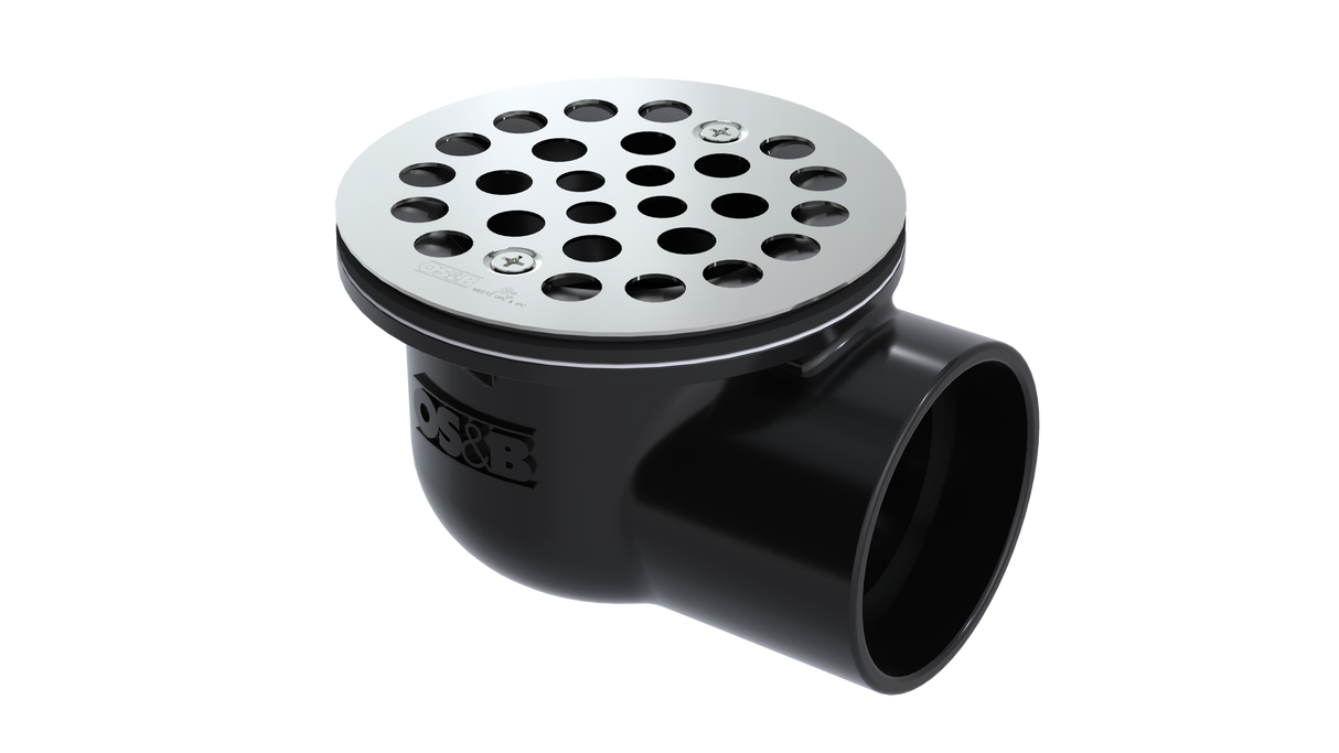 ABS Shower Drain with 2" Outlet for use with Molded Bases (SD353-SS)