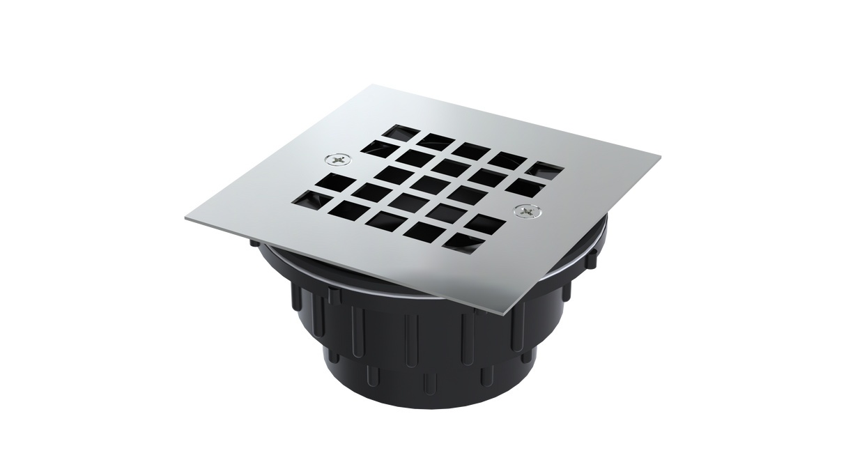 ABS Shower Drain with 2" Outlet for use with Molded Bases (SD354-SS)