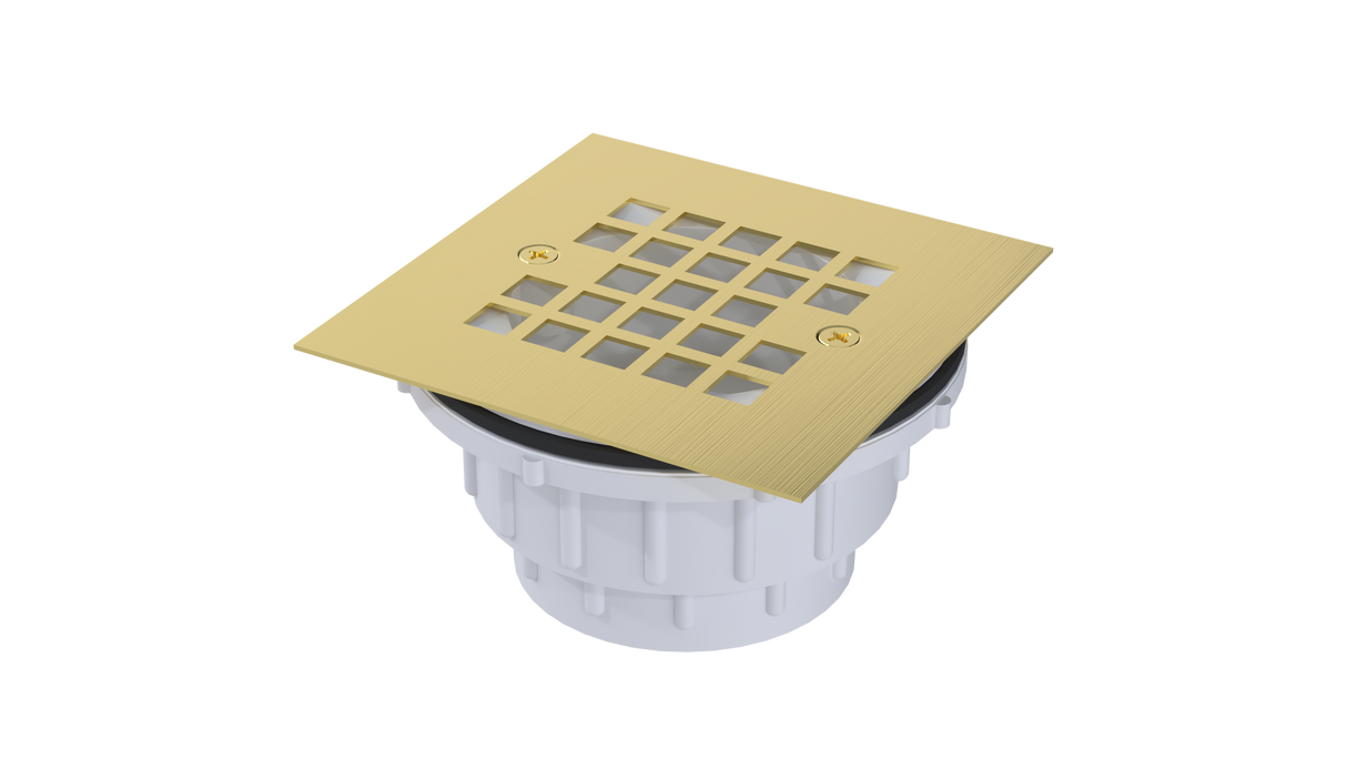 PVC Shower Drain with 2" Outlet for use with Molded Bases (SD355)