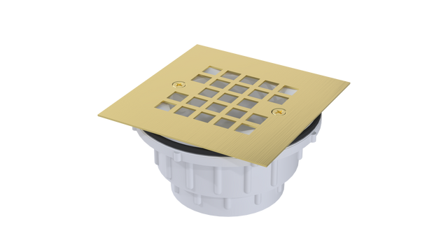 PVC Shower Drain with 2" Outlet for use with Molded Bases (SD355)
