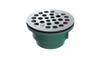 Cast Iron Shower Drain with 2" Outlet for use with Molded Bases (SD357-SS)