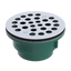 Cast Iron Shower Drain with 2" Outlet for use with Molded Bases (SD357)