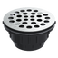 ABS Testable Shower Drain with 2" Outlet for use with Molded Bases (SD35T)
