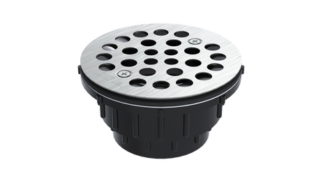 ABS Testable Shower Drain with 2" Outlet for use with Molded Bases (SD35T)