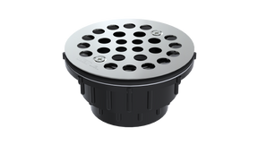 ABS Testable Shower Drain with 2" Outlet for use with Molded Bases (SD35T-SS)