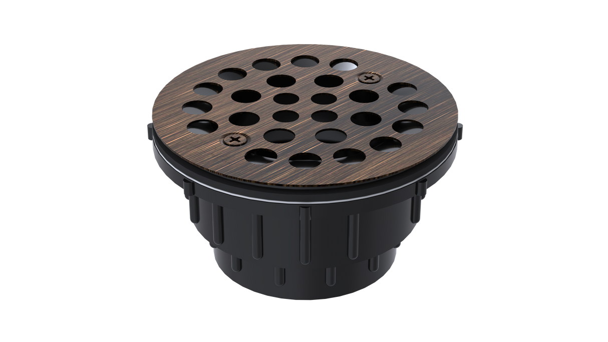 ABS Testable Shower Drain with 2" Outlet for use with Molded Bases (SD35T)