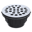 ABS Testable Shower Drain with 2" Outlet for use with Molded Bases (SD35T)
