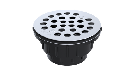 ABS Testable Shower Drain with 2" Outlet for use with Molded Bases (SD35T)