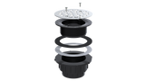 2" ABS SHOWER DRAIN X HUB (OK5324)