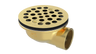 Brass Shower Drain with 1-1/2" Outlet for use with Molded Bases (SD370)