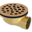 Brass Shower Drain with 1-1/2" Outlet for use with Molded Bases (SD370)