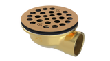 Brass Shower Drain with 1-1/2" Outlet for use with Molded Bases (SD370)