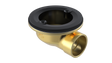 Brass Rough-In Shower Drain with 1-1/2" Outlet for use with Molded Bases (SD370-LT)