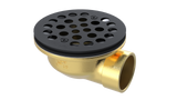 Brass Shower Drain with 1-1/2" Outlet for use with Molded Bases (SD370)