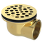 Brass Shower Drain with 2" Outlet for use with Molded Bases (SD372)