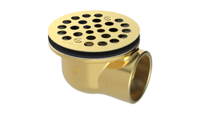 Brass Shower Drain with 2" Outlet for use with Molded Bases (SD372)