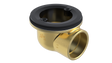 Brass Rough-In Shower Drain with 2" Outlet for use with Molded Bases (SD372-LT)