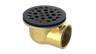Brass Shower Drain with 2" Outlet for use with Molded Bases (SD372)
