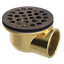 Brass Shower Drain with 2" Outlet for use with Molded Bases (SD372)