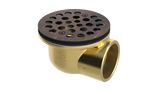 Brass Shower Drain with 2" Outlet for use with Molded Bases (SD372)