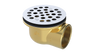 Brass Shower Drain with 2" Outlet for use with Molded Bases (SD372)