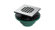 Cast Iron Shower Drain with 1-1/2" Outlet for use with Tile Bases (SD446)