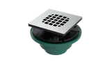 Cast Iron Shower Drain with 1-1/2" Outlet for use with Tile Bases (SD446)