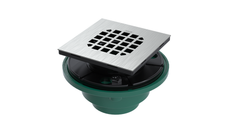 Cast Iron Shower Drain with 1-1/2" Outlet for use with Tile Bases (SD446)