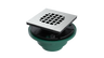 Cast Iron Shower Drain with 1-1/2" Outlet for use with Tile Bases (SD446)