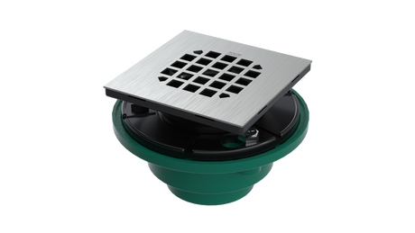 Cast Iron Shower Drain with 2" Outlet for use with Tile Bases (SD447)