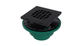 Cast Iron Shower Drain with 2" Outlet for use with Tile Bases (SD447)