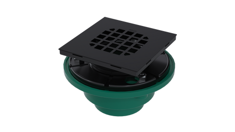 Cast Iron Shower Drain with 2" Outlet for use with Tile Bases (SD447)