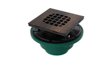 Cast Iron Shower Drain with 2" Outlet for use with Tile Bases (SD447)
